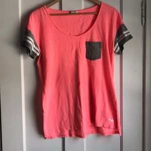Pink casual top